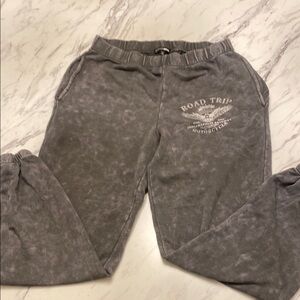 Gray Road Trip Sweatpants